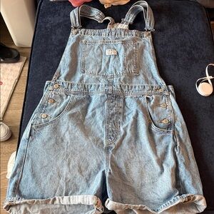Levi women’s denim overalls